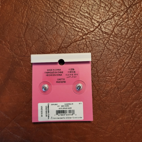 NWT KATE SPADE ♠️ EARRINGS! - Picture 2 of 3